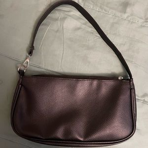 Baguette Black Shoulder Bag